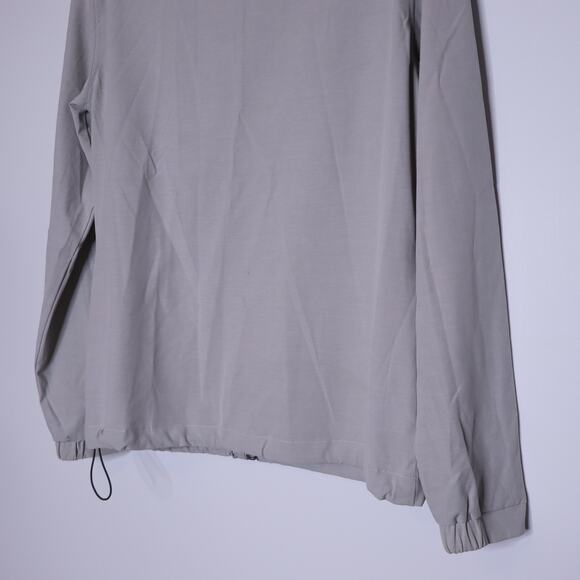 LINKSOUL Chalk Full-Zip Windbreaker Jacket Gray Long Sleeves Golf Women's M - Picture 7 of 11